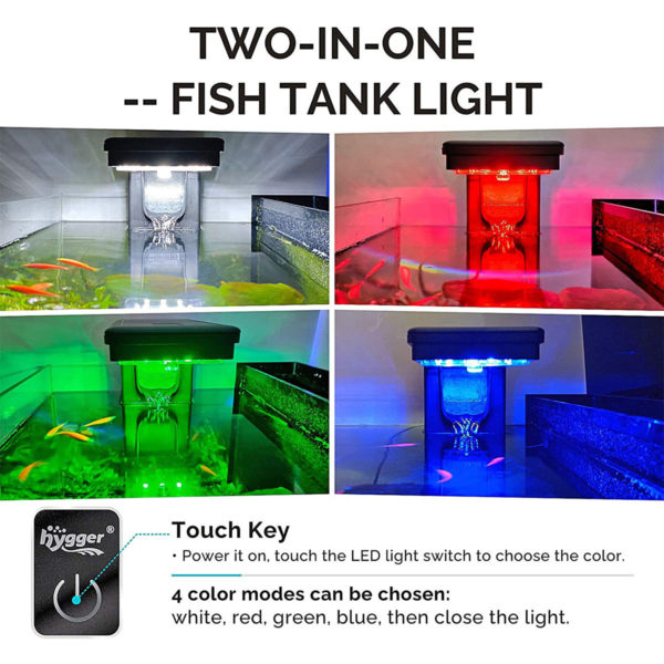 2 in 1 Fish Tank Light Filter