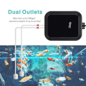 Dual Outlets Air Pump for Aquariums