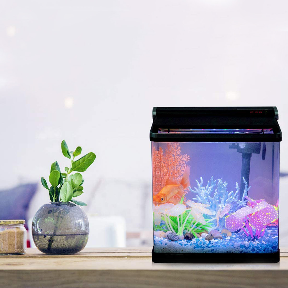 4 Gallon Small Fish Tank kits - Hygger