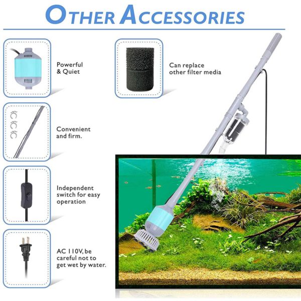 Hygger Aquarium Gravel Cleaner Accessories