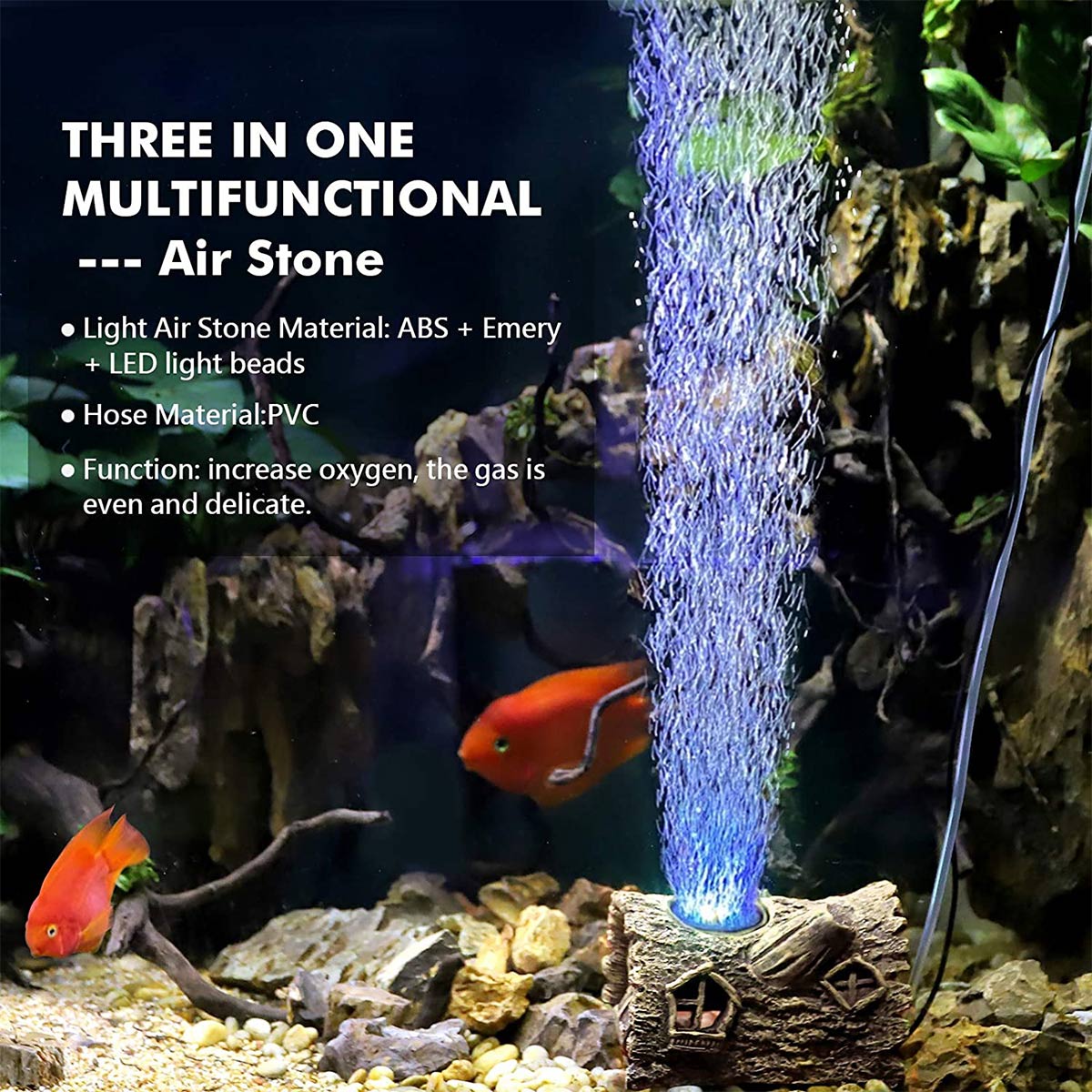 Aquarium Led Lighting LED Air Bubble Light for Aquarium Fish Tank Lamp Decor 