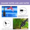 Electric Fish Tank Cleaner Tool can Change and Add Water