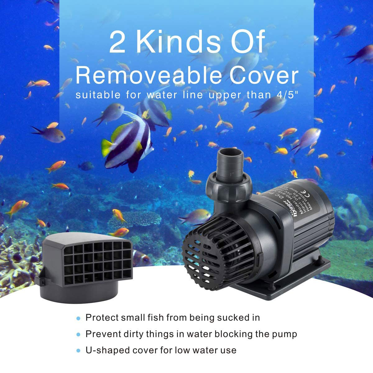 Details about   Hygger Quiet Submersible and External 24V DC Water Pump 