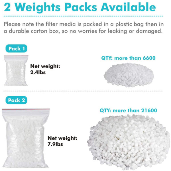 2 Weights Packs of Bio Filter
