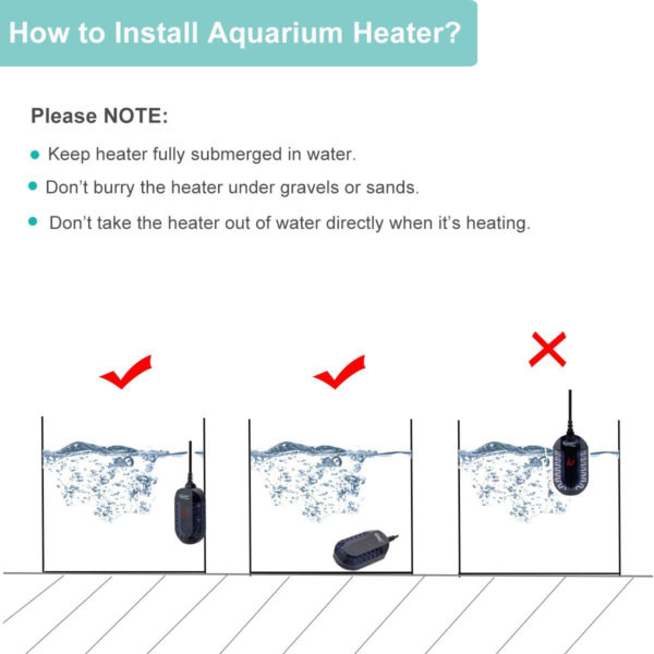 Hygger Small Aquarium Heater Install
