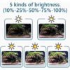 Hygger 990 5 Kinds of Lighting Brightness