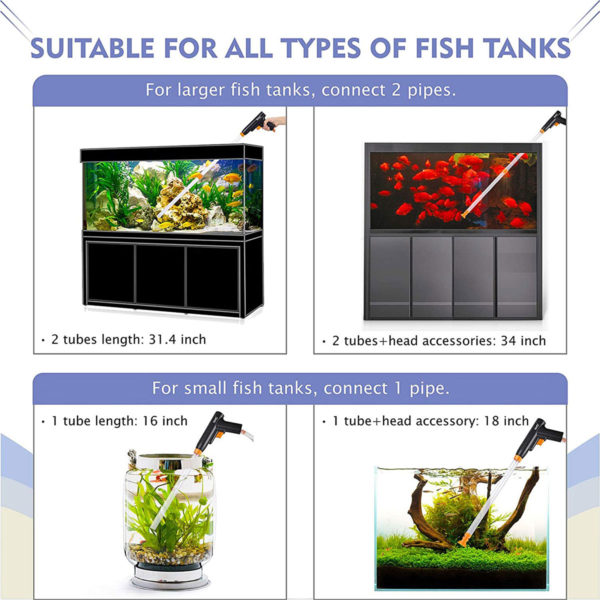 Water Siphon Pump for types of fish tanks