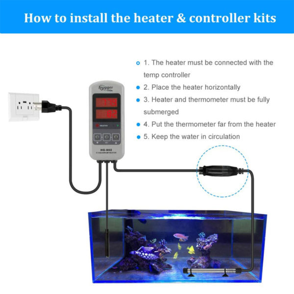 Install Water Heater in Fish Tank