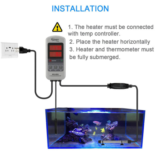 Titanium Aquarium Heater Installation
