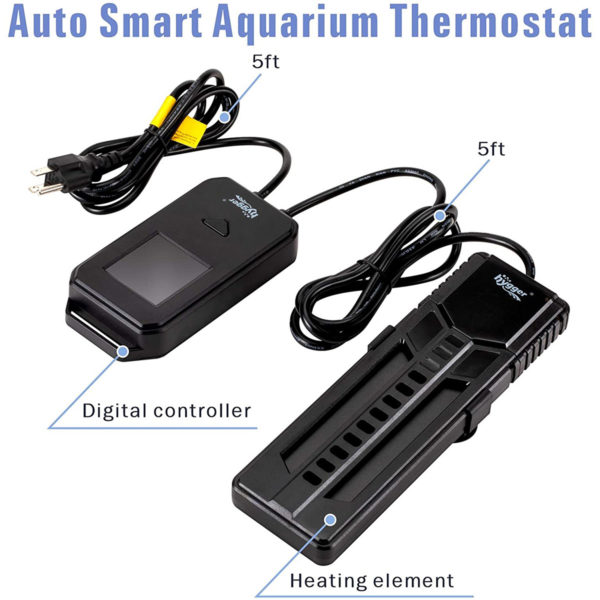 aquarium heater auto smart thermostat
