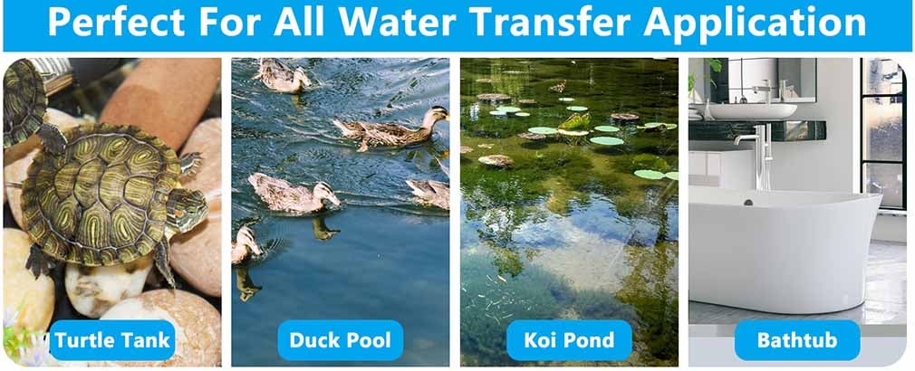 wide application of water pump