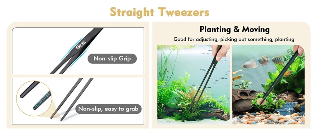 straight tweezers