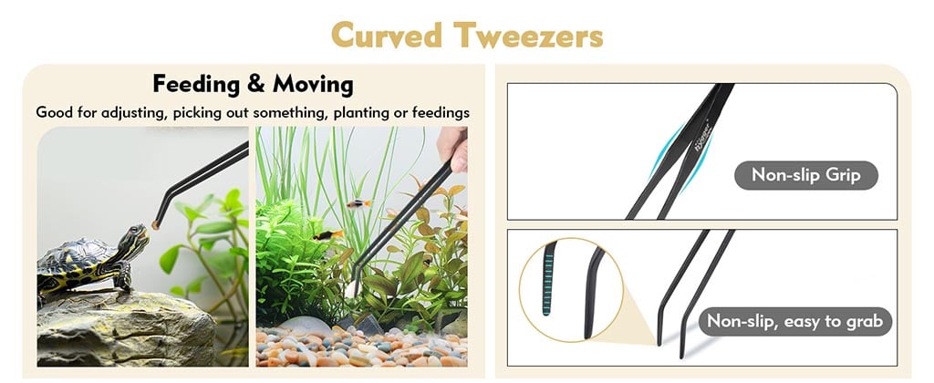 curved tweezers