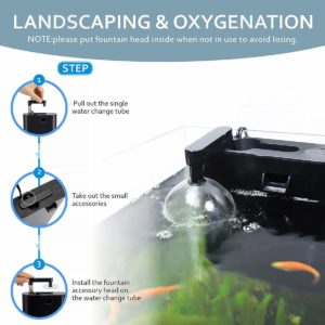 Aquarium Landscaping and Oxygenation Filter