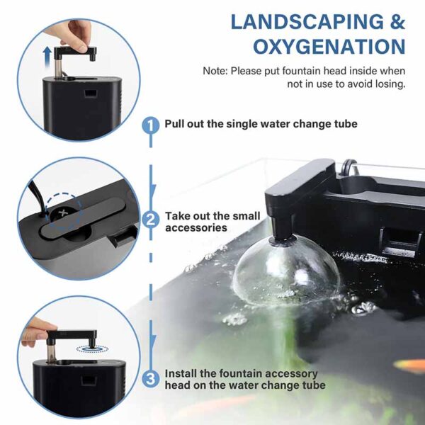 hygger Aquarium Oxygenation Filter