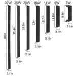Aquarium LED Light Size