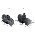 DC Water Pump Size Chart
