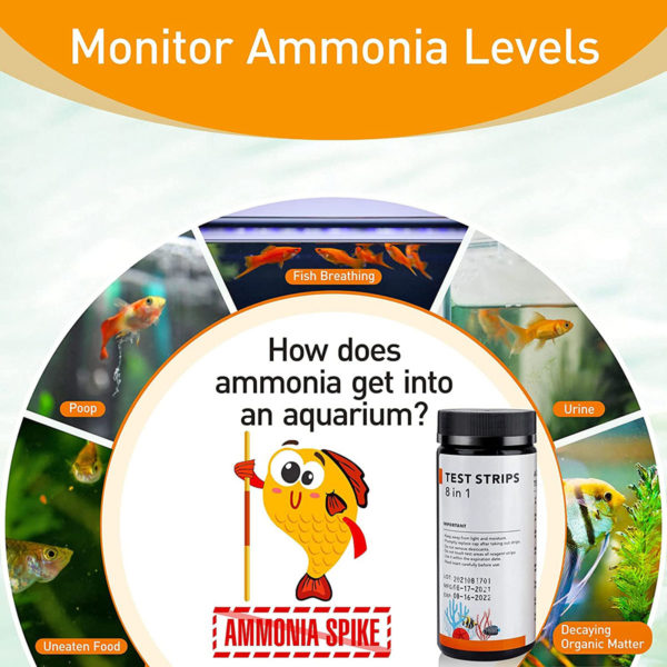Ammonia Level Test kit for Fish Tank