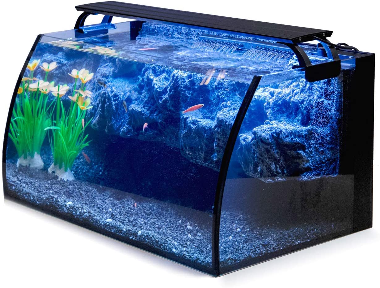 Hygger Horizon 8 Gallon LED Glass Aquarium Kit