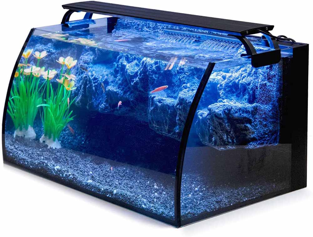 Hygger Horizon 8 Gallon LED Glass Aquarium Kit