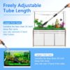 Adjustable Aquarium aquarium Vacuum Cleaner Length