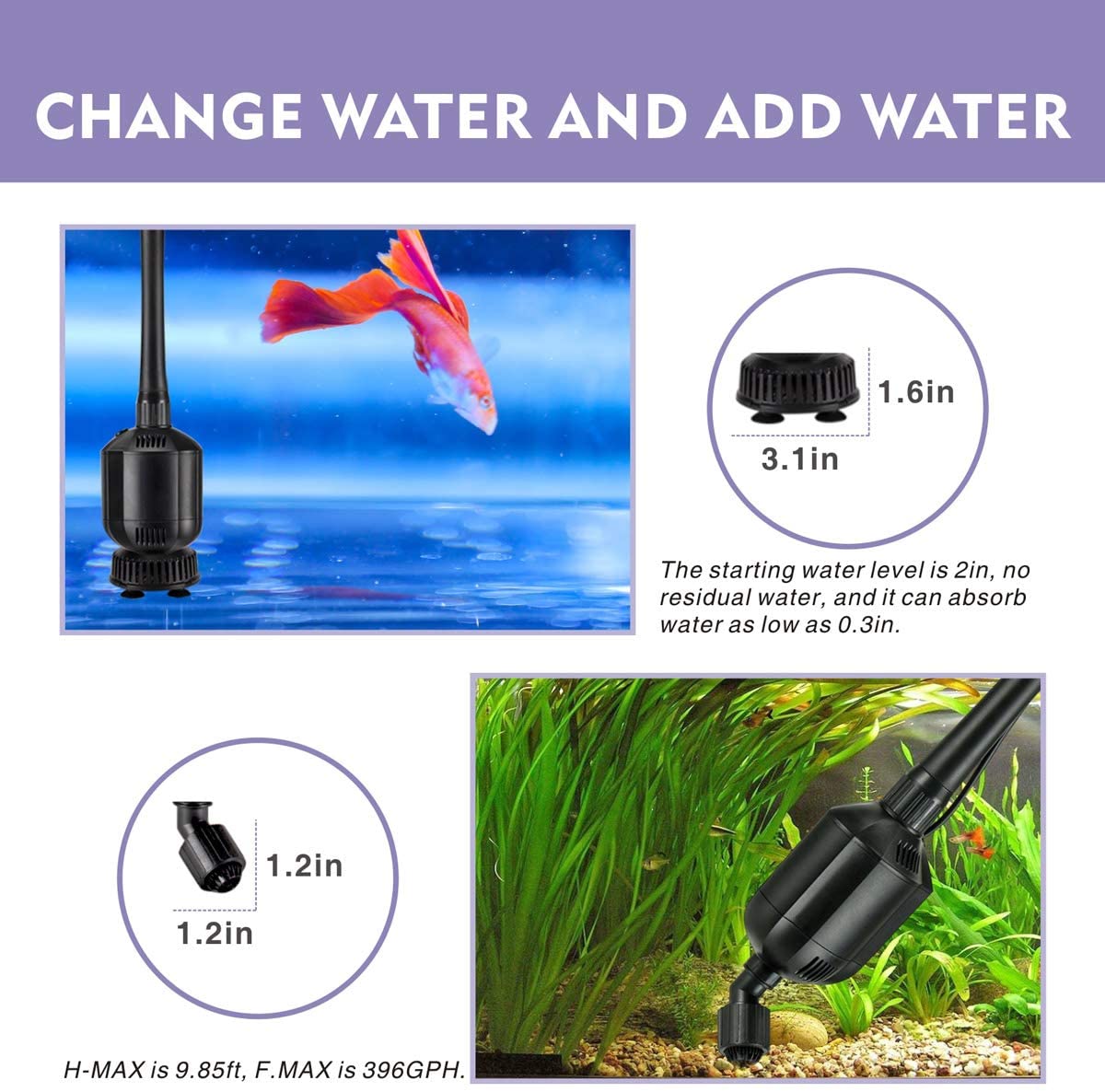 aquarium water cleaner