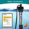 Hygger Fish Tank Thermostat Heater Certificated