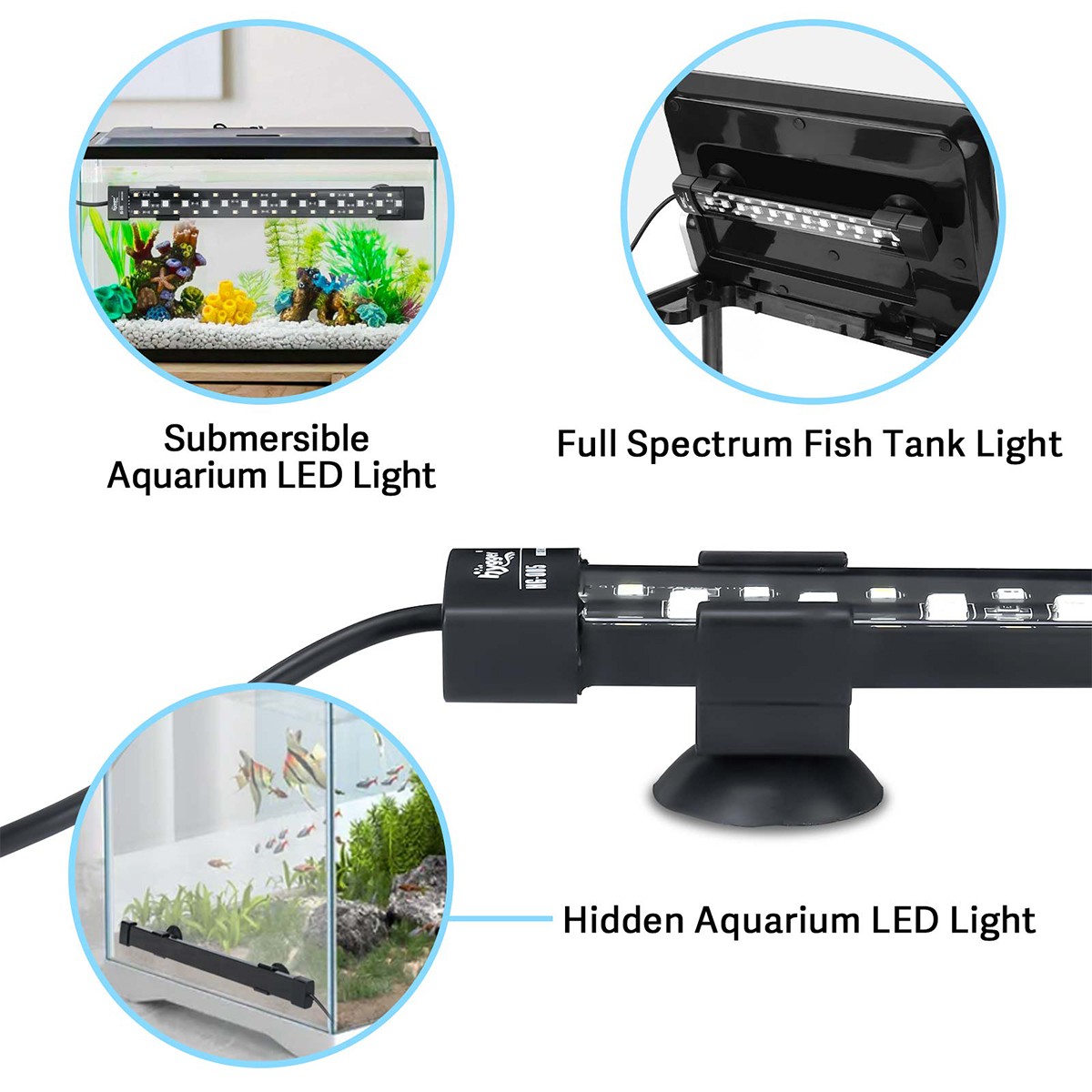 hygger Submersible Aquarium LED Light - hygger