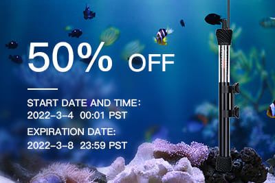 50% off Deals and Steals Today for Hygger Aquarium Heater