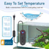 Set Tank Water Temperature Between 70°F to 94°F