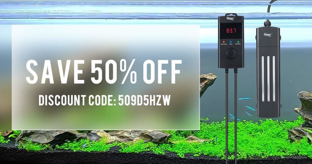 50% off aquarium heater