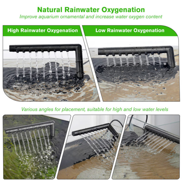 Filter has rainwater oxygenation