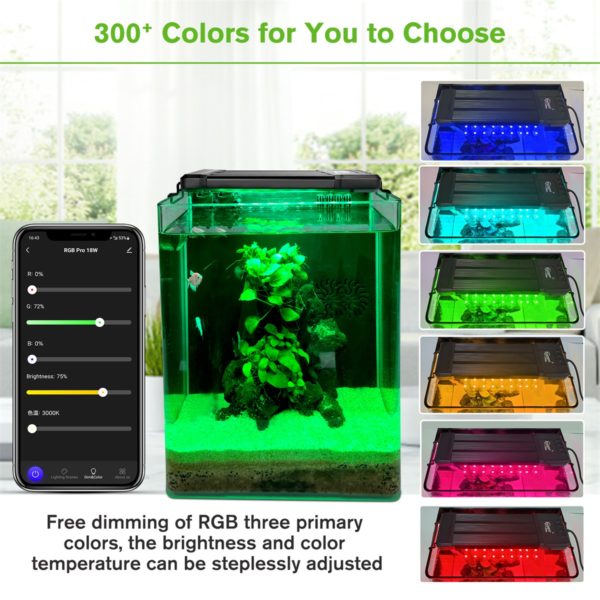 300+ colors for your tanks