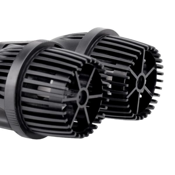 hygger 4200gph Double Head Aquarium Circulation Pump Quiet 12W Aquarium Wave Maker with Strong Magnetic Suction Base 360 Adjustable Power Head for
