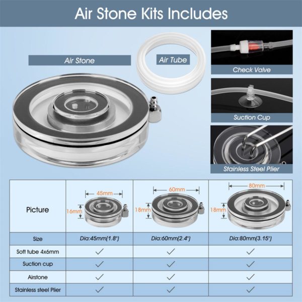 Air stone kits