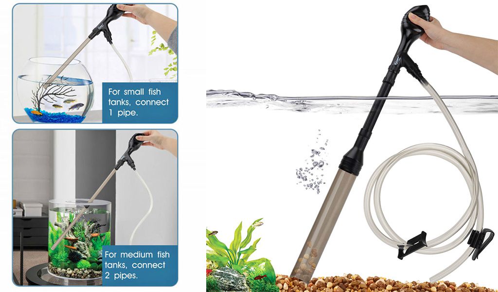 how to clean aquarium sand