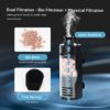 Bio filtration and physical filtration