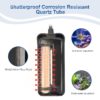 Corrosion resistant quartz tube