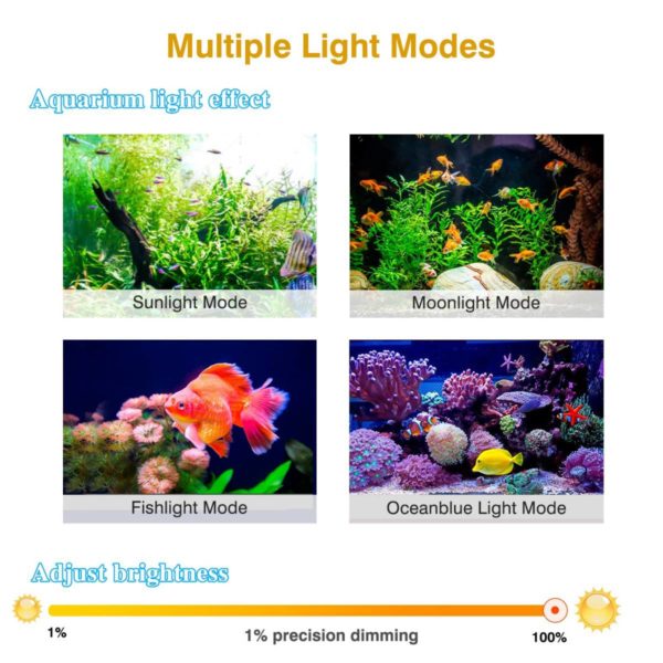 Aquarium light modes