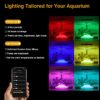 8 lighting color for aquarium