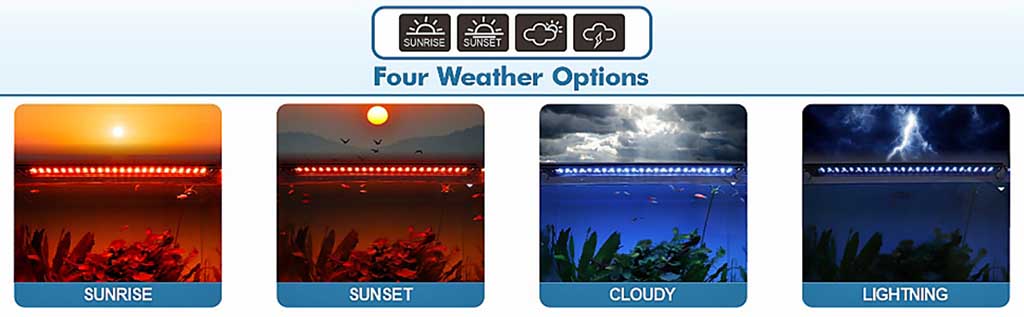 remote control light weather options