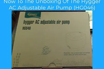 air pump unboxing video