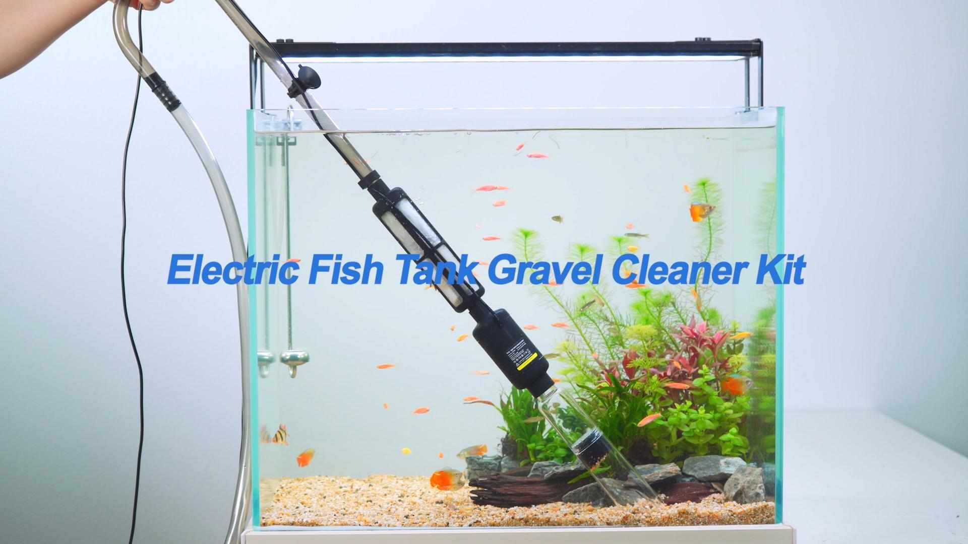 Aquarium Gravel Cleaner Siphon Kit, 6 in 1 Automatic Fish Tank