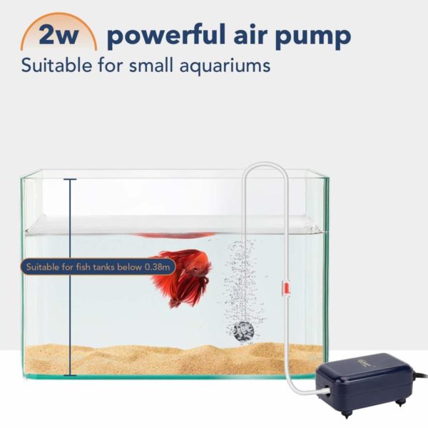 2W air pump for small tanks