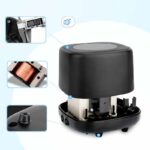 Ultra quiet ac pump