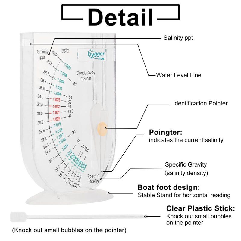 hygger Aquarium Hydrometer - hygger