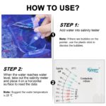 Steps to use hydrometer