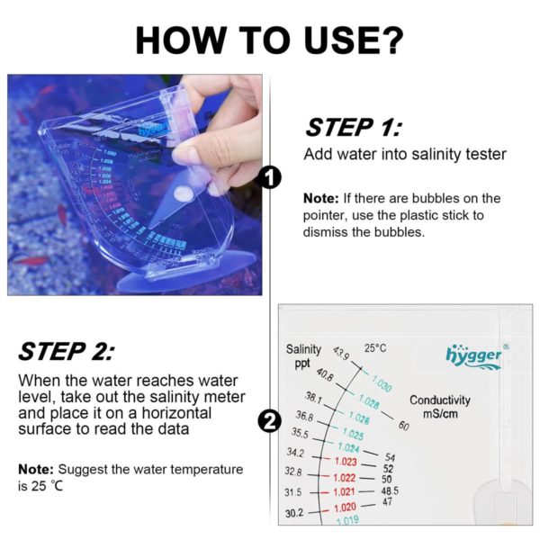 Steps to use hydrometer