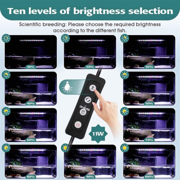 LED light brightness 10 level for different fish