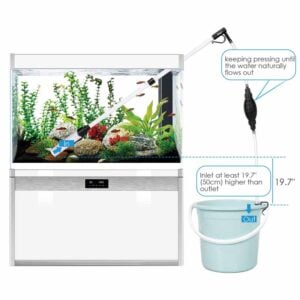 How to use aquarium cleaner to change water